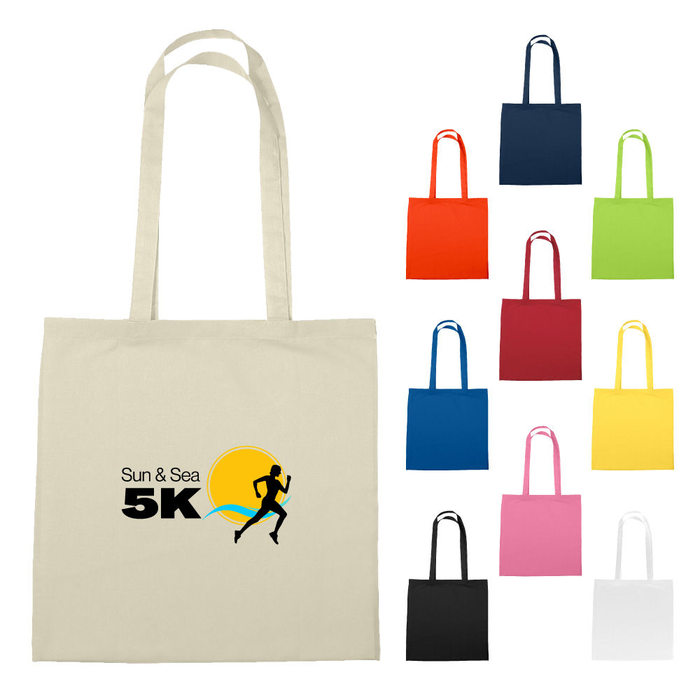 100 Cotton Tote Bag 4 oz 15x15 Eco Promotional Products